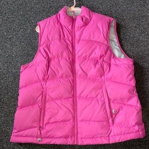Authentic LL.bean pink vest . Worn once .